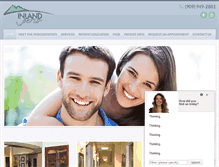 Tablet Screenshot of inlandperio.com